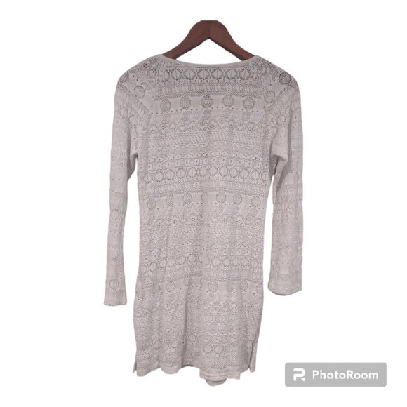 Women's White Lace Mini Dress Size Medium - Picture 2 of 3